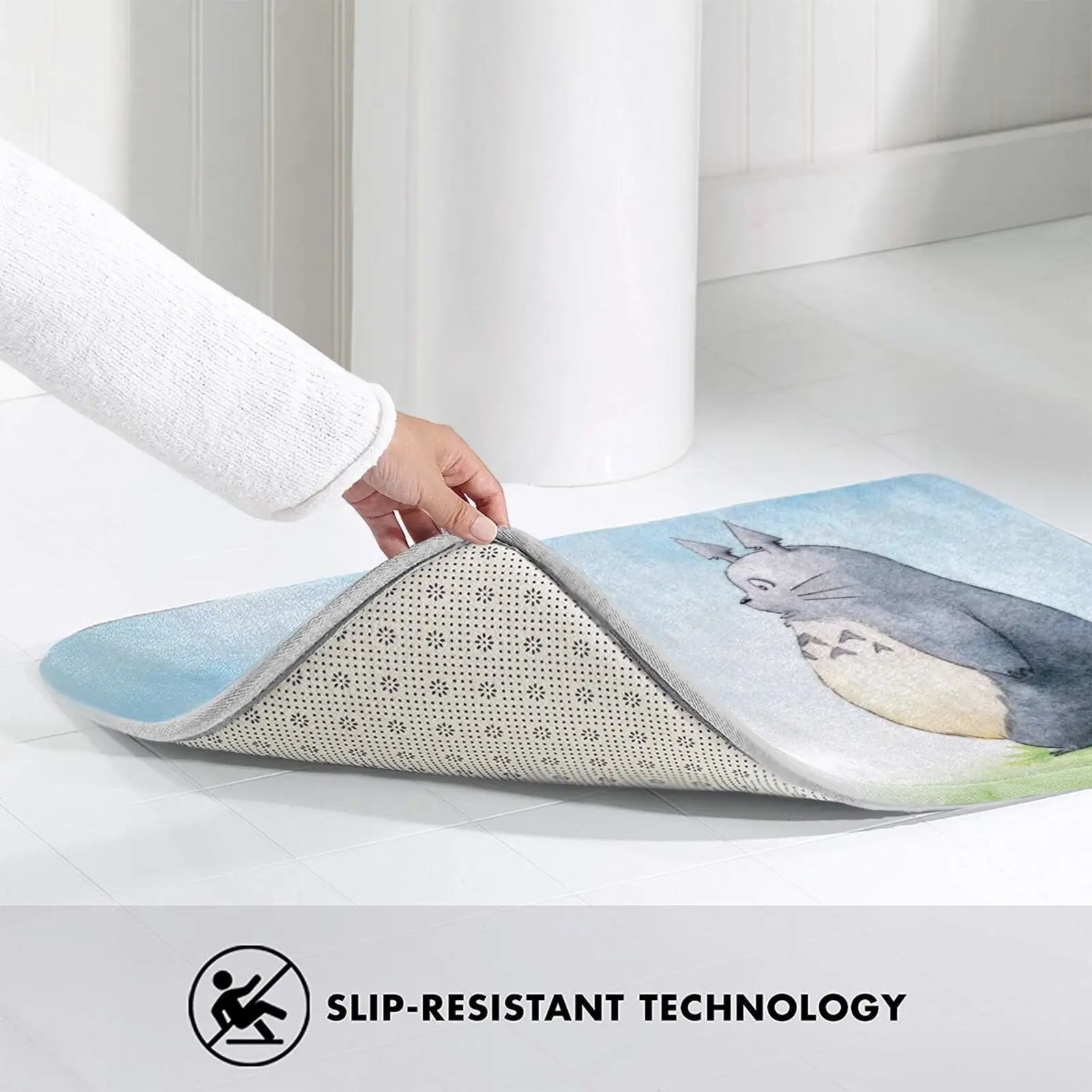 Мягкий Нескользящий Коврик Totoro с бабочками коврик подушка для Тоторо Мой сосед