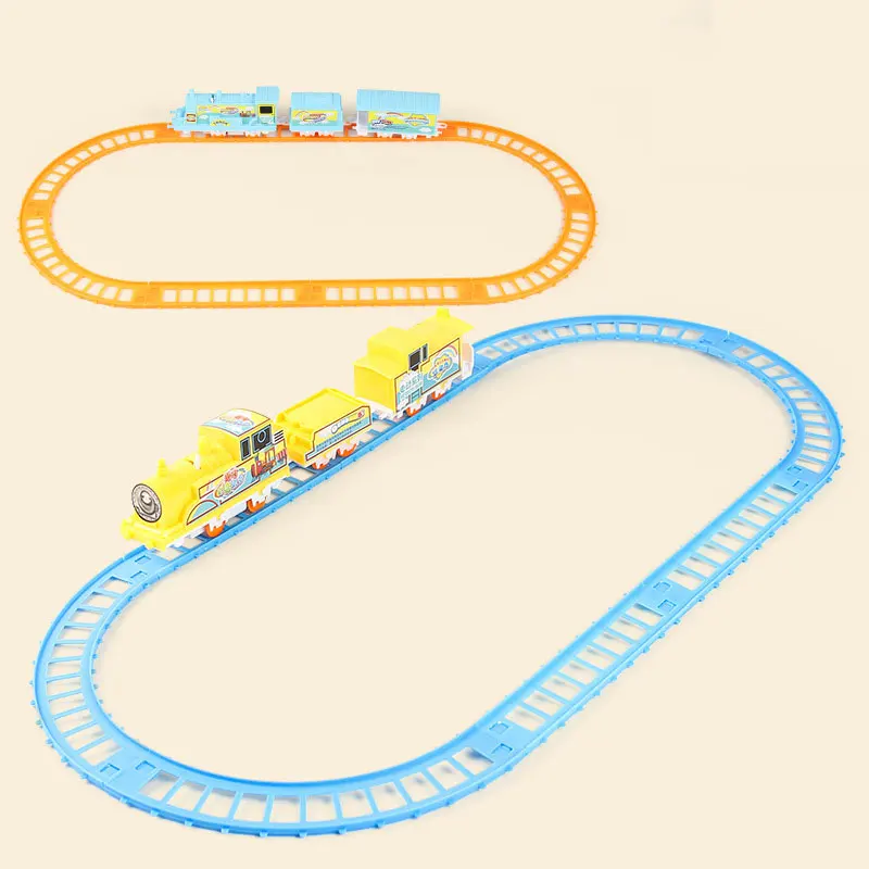 

Train Track Children's Toy Creative Track Accessories Assemble Toy For Children City Electric Assembly Simulation Model Boy Toy