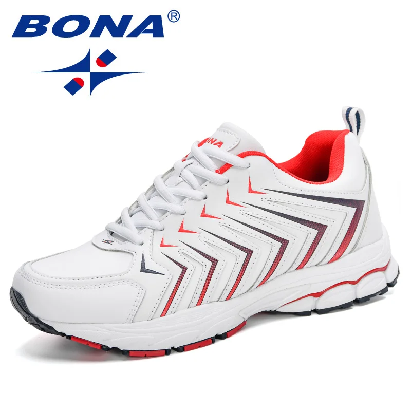 

Кроссовки мужские кожаные BONA, для бега, спортивная обувь, 2020