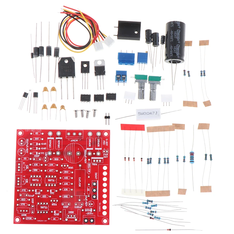 DIY Kit 0-30V 2mA-3A DC Регулируемый источник питания непрерывная Регулируемая защита от ограничения тока