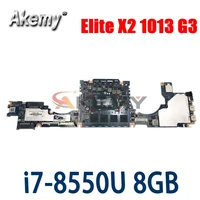 l31977 001 l31977 601 for hp elite x2 1013 g3 laptop motherboard da0d99mbaz0 notebook mainboard with i7 8550 8gb tested