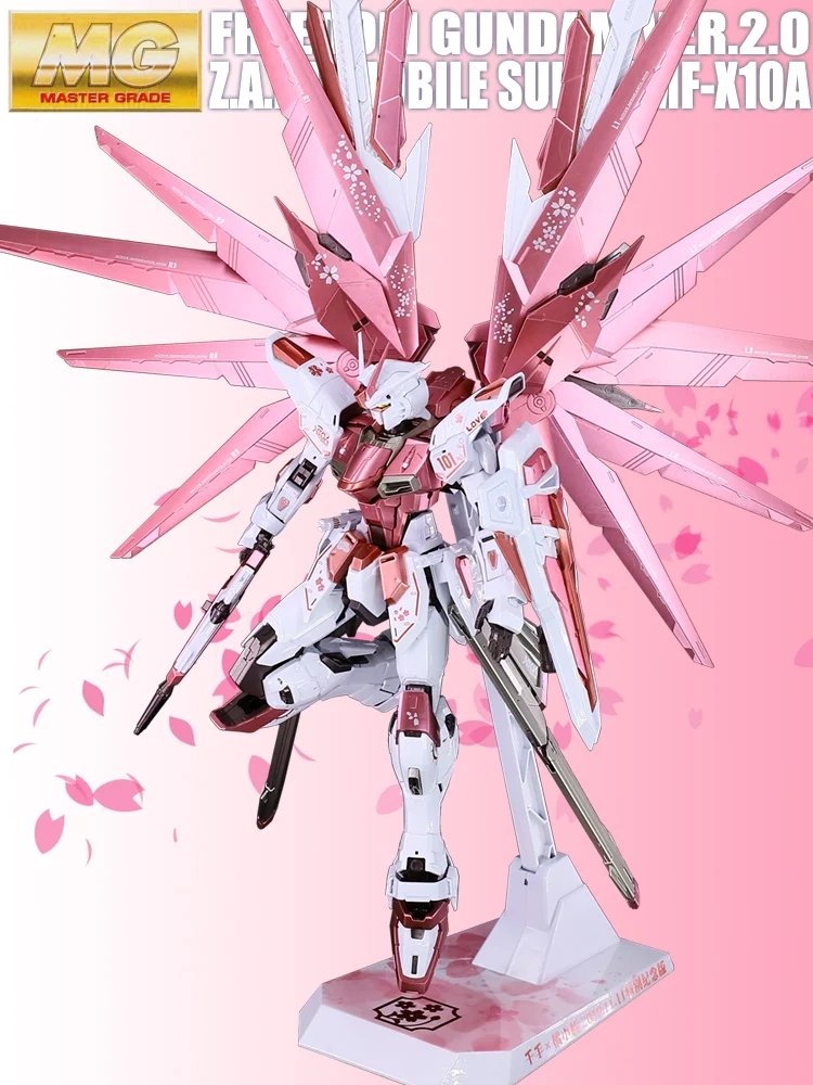Bandai изменен Цвет воина гундама мг 1 /100 Розовый вишня в цвету СВОБОДА Gundam 2 0