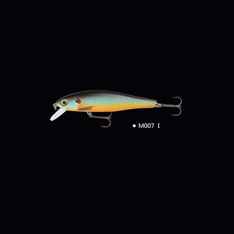 M012 - I Мини Minnow 6g 85 мм рыболовные приманки высокое качество плавающая качели жесткая приманка свимбейт crankbait whopper plopper pesca бас щука - Цвет: M012 - I