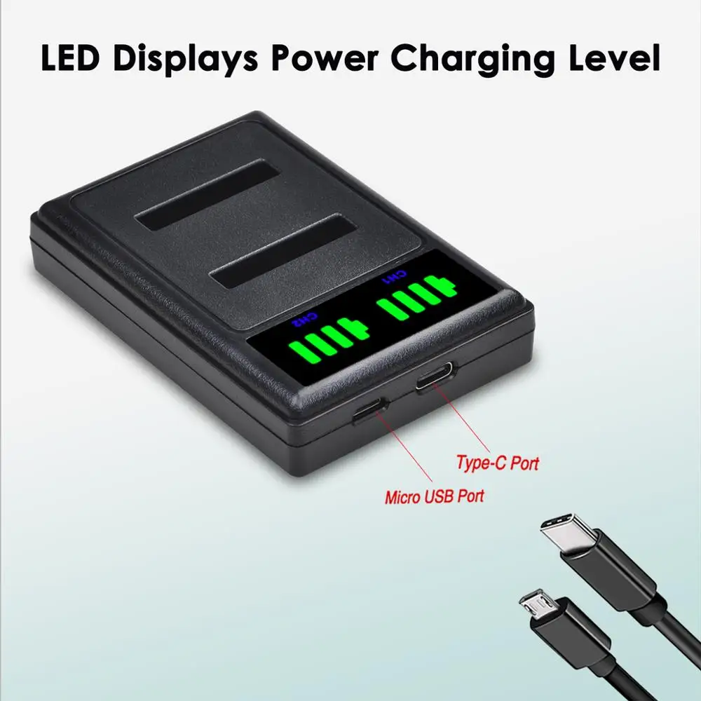 Аккумулятор Batmax Li-40B Li-42B EN-EL10 + новая светодиодная подсветодиодный ка USB двойное