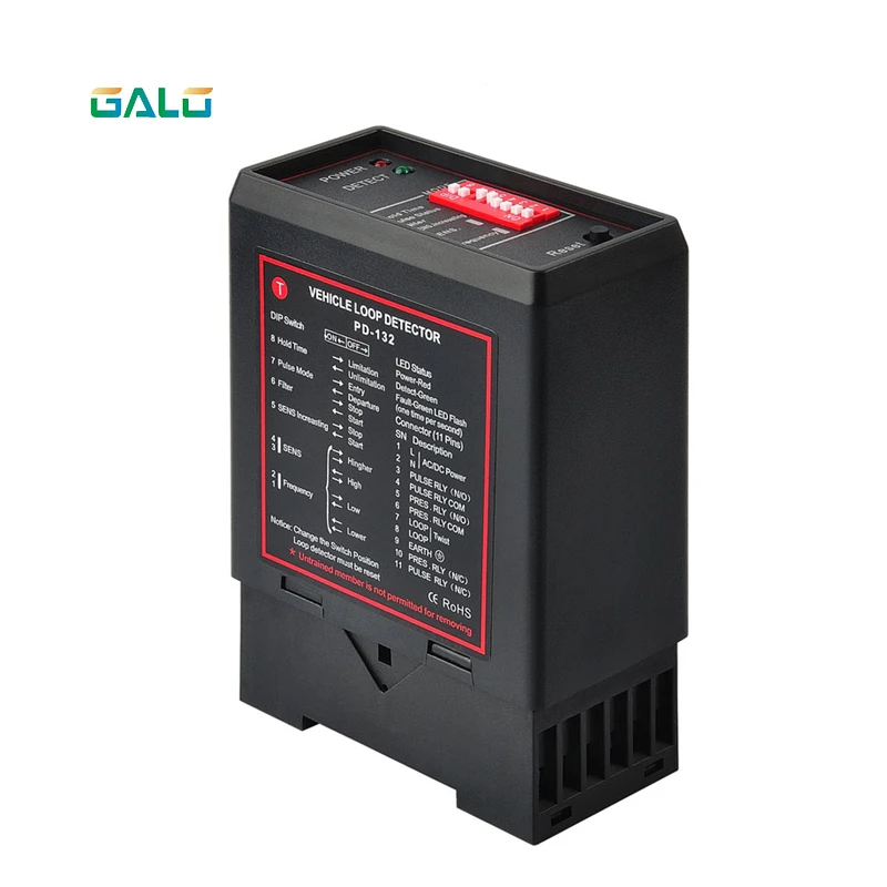 

Car Parking System Single Channel One Relay Loop Vehicle Detector PD132 With A Best Price/Detector Delazo Inductivo