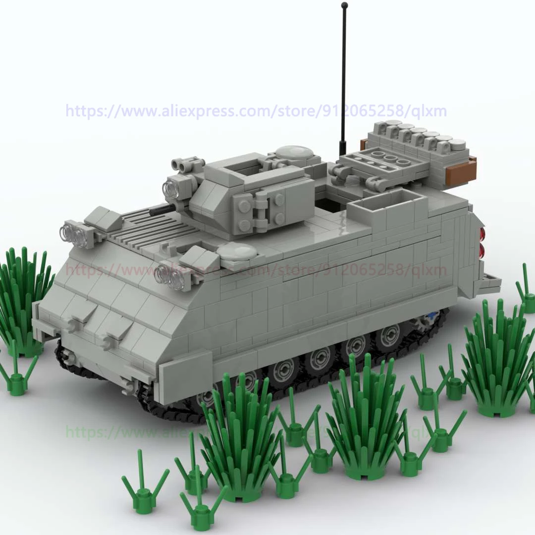 

Building Block Toys M113 AS4 Armored Car Military War for Figures Soldiers Educational Creative Toys for Children Gift 675pcs