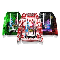 fortnite christmas kids hoodies game 3d printed sweatshirt men clothes for teens boys girls oversize pullover 6xl hoody costume