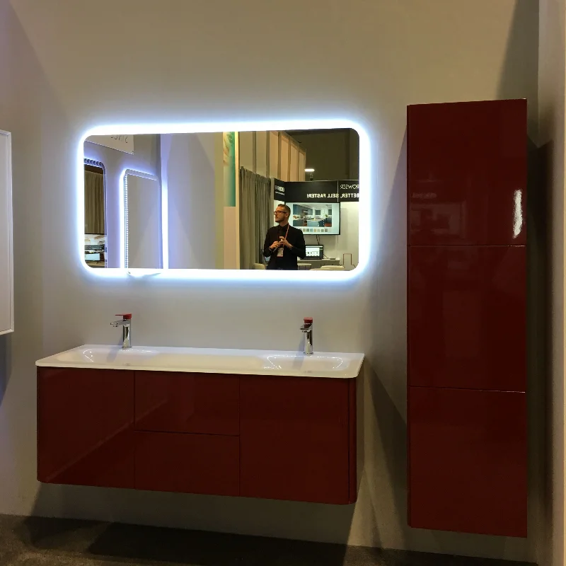 

5mm Wall Mounted 3000k Hotel Led Bathroom Mirror with Touch Sensor