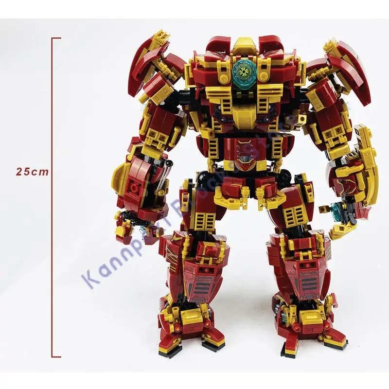 

1450PCS Buster Mecha Building Blocks War Super Iron Robot DIY Children Gifts Toys Military Heroes Weapon Bricks MOC