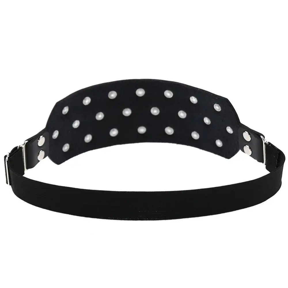 Панк готический кожаный эластичный широкий заклепки Спайк ногтей Подвязки Пояс
