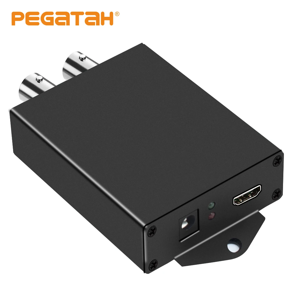 Видеоконвертер с 2 портами BNC и AHD HDMI 1-канальный переходник входом на для