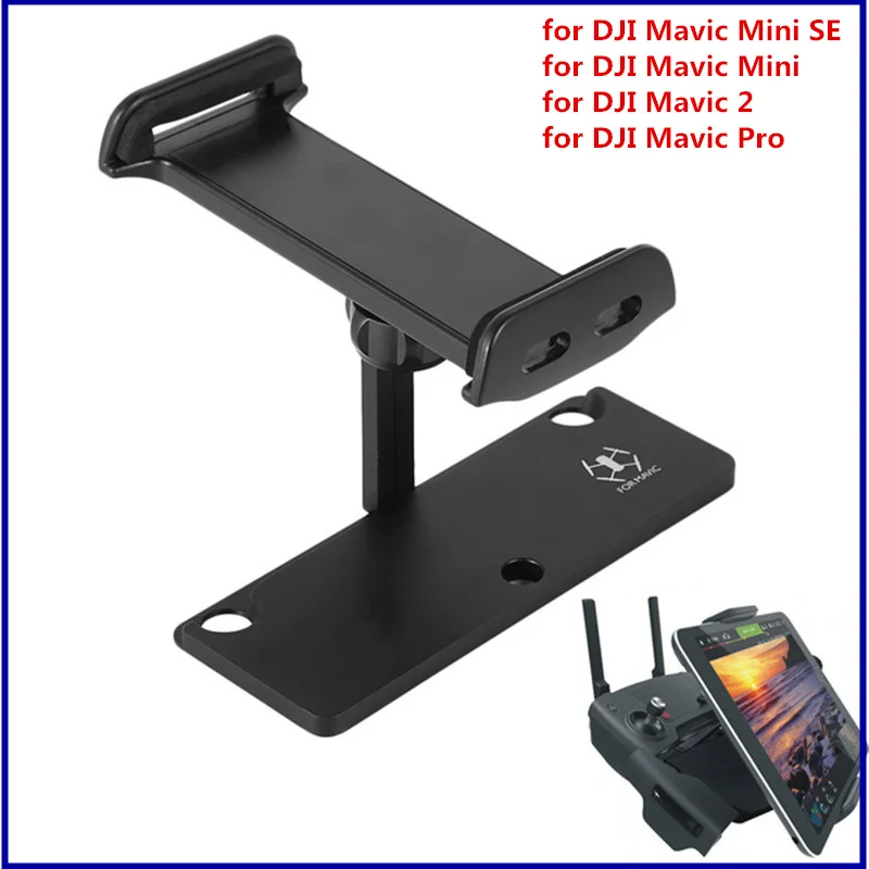 

Black Tablet Stents Extended Holder Stand for DJI Mavic 2 /Mavic Mini SE Aviation Aluminum Alloy 360 Degrees Rotatable Durable