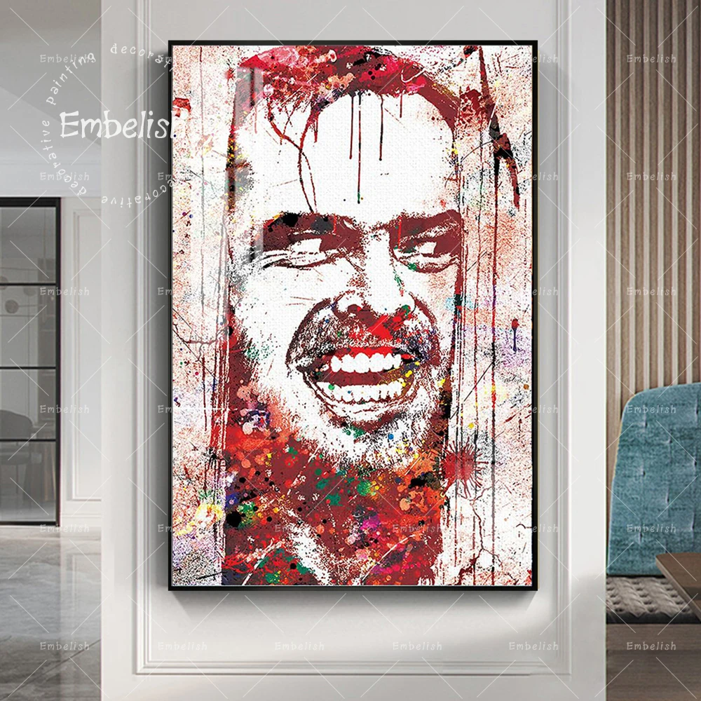 

1 Pieces Watercolor Abstract Man Head Portrait Wall Pictures For Living Room Figure Home Decor Posters HD Print Canvas Paintings