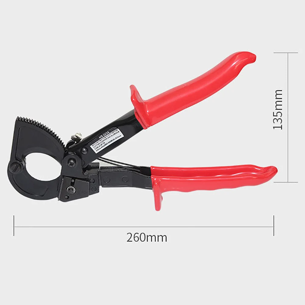 

Ratchet Cable Cutter Ratcheting Wire Cutter Aluminum Cable Cutting Hand Tool Household Practical Tool For Pouch Carrying