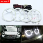 Для Hyundai Santa Fe santafe 2007-2012 ультра яркие SMD белые светодиодсветодиодный глаза ангела лм 12 В Комплект гало кольцо дневные ходовые огни