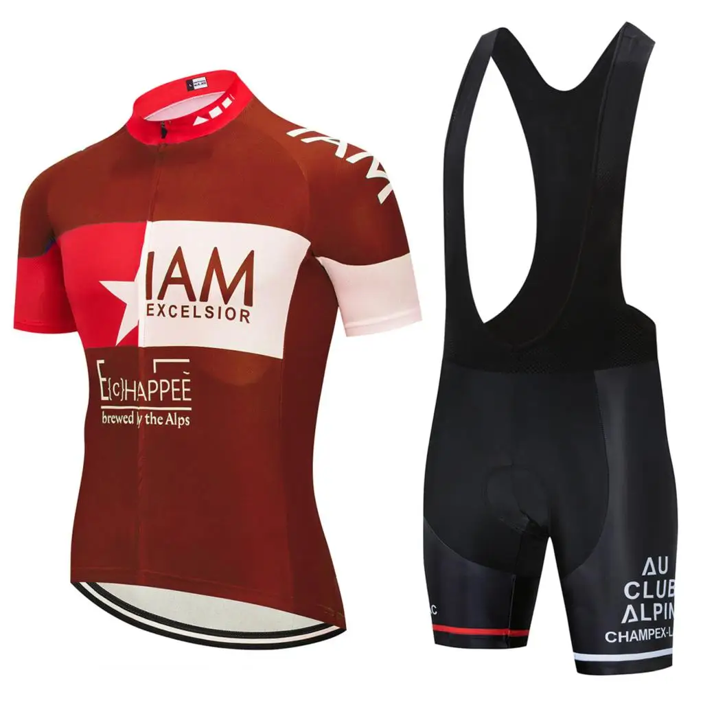 

Summer Cycling Jersey IAM Simple Fashion Quick Dry Men Bicycle Clothing Breathable Cycling Bib Short