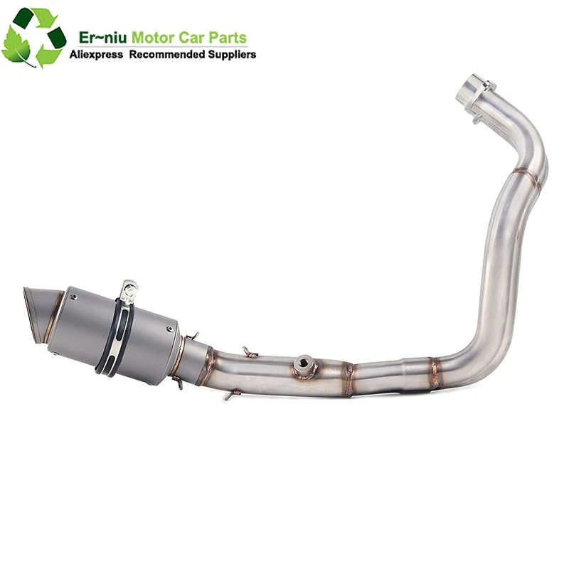 

Motorcycle exhaust muffler full system slip on for yamaha mt07 fz07 2014 to 2017