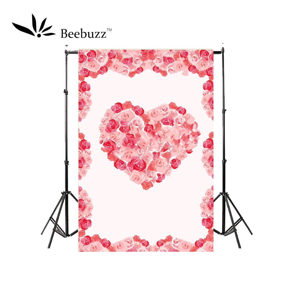 Фон для студийной фотосъемки с изображением цветов сердца | Электроника