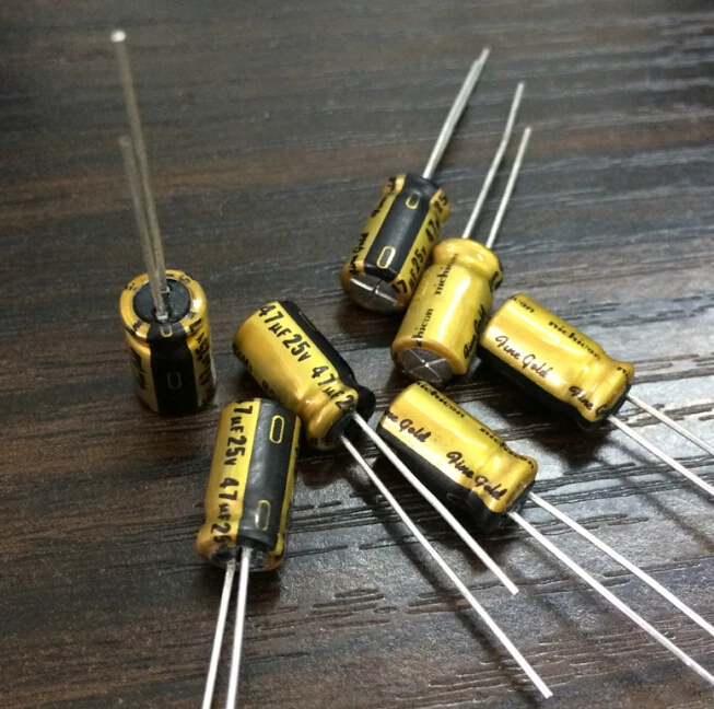 20 шт NICHICON FG 25V47UF 6 3x11 мм чистого золота 47 (Европа) мкФ алюминиевая крышка 25В FineGold MUSE