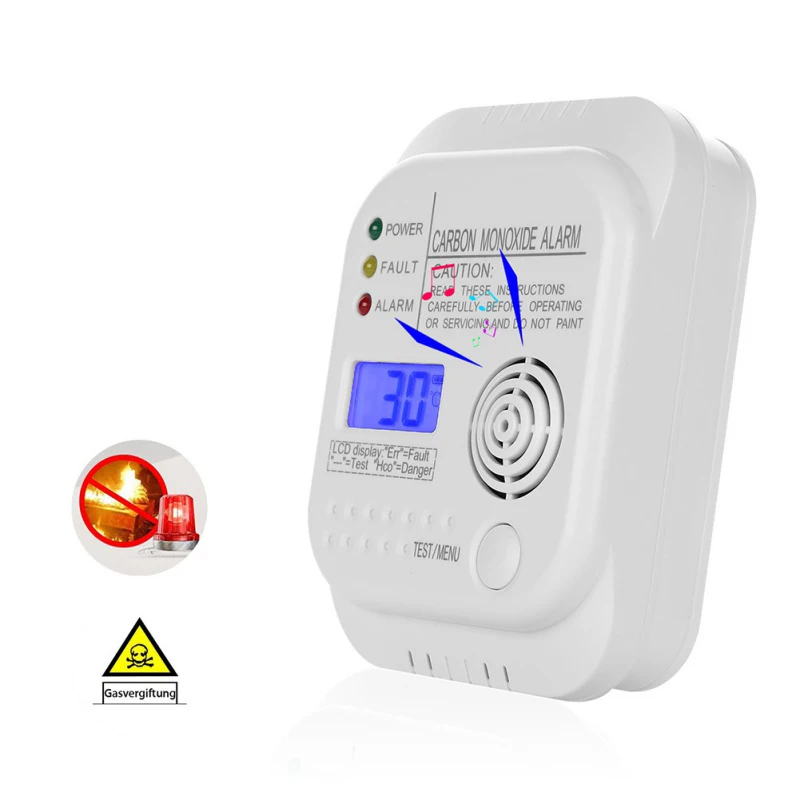 

Natural Gas Co Gas Leak Detector Carbon Monoxide Combustible Gas Detector Alarm Determine Tester For Home