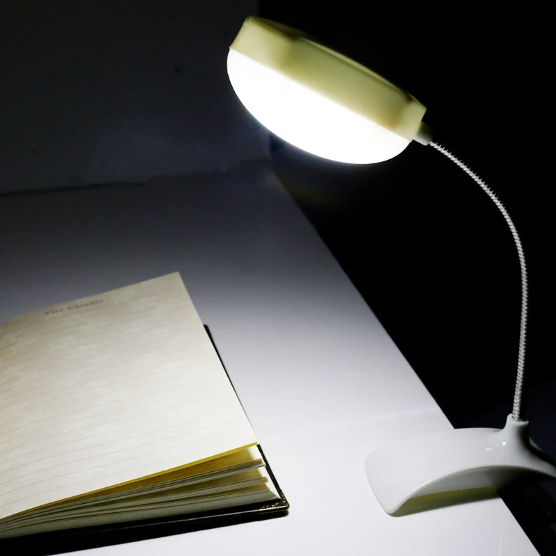 

Mini LED Bulbs Living Room White Study Lamps Student Reading Natural Color Clip or Stand High Power USB Charging Desktop Lights