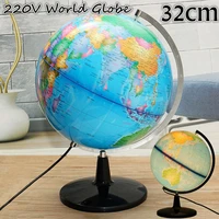 32cm led globe earth world map ball lamp lighting office home decoration terrestrial globe novelty lamp