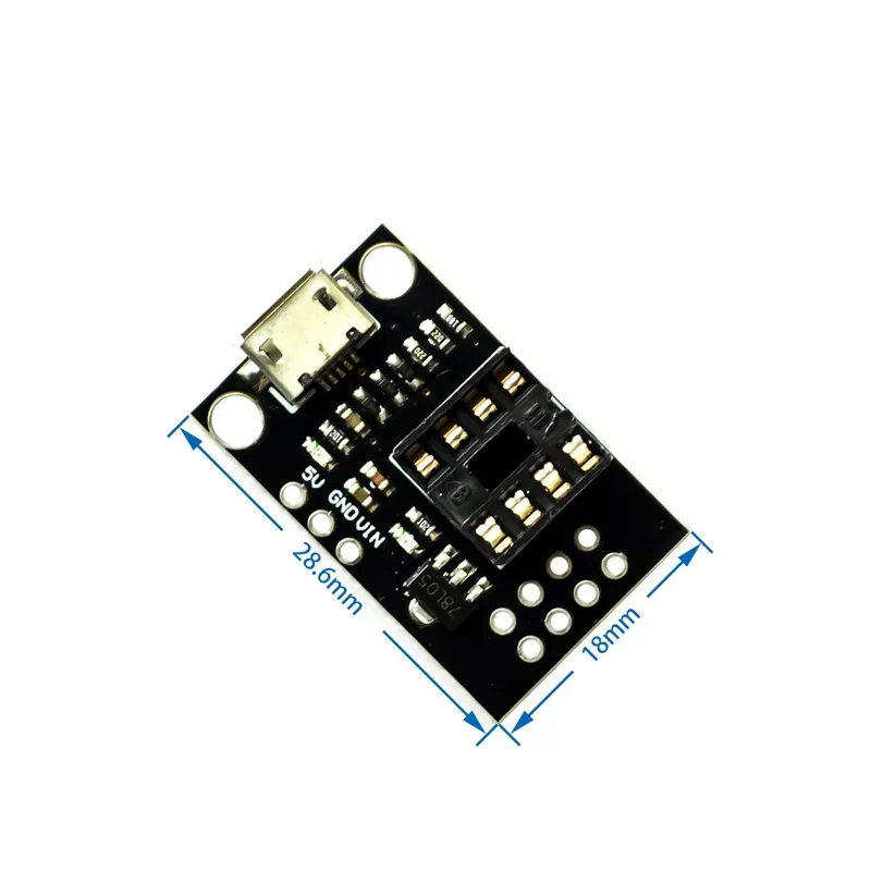5 шт./лот ATtiny13A/ATtiny25/ATtiny45/ATtiny85 Подключаемая плата программирования разработки для