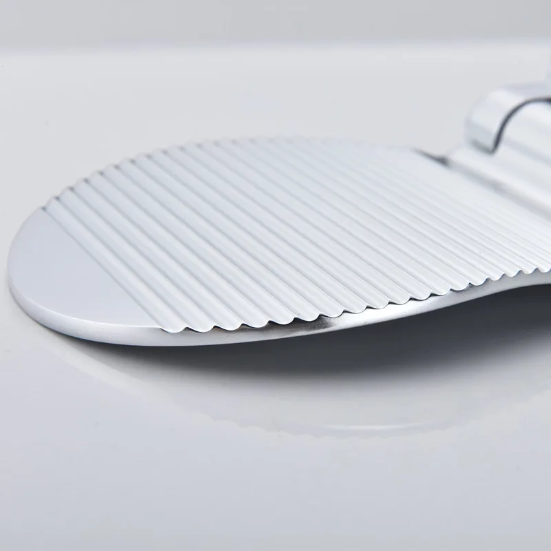 

Shower Footstool Black/Silver Aluminium Alloy Auxiliary Pedal Bathroom Accessories Rest Pedestal Simple Hardware Holder