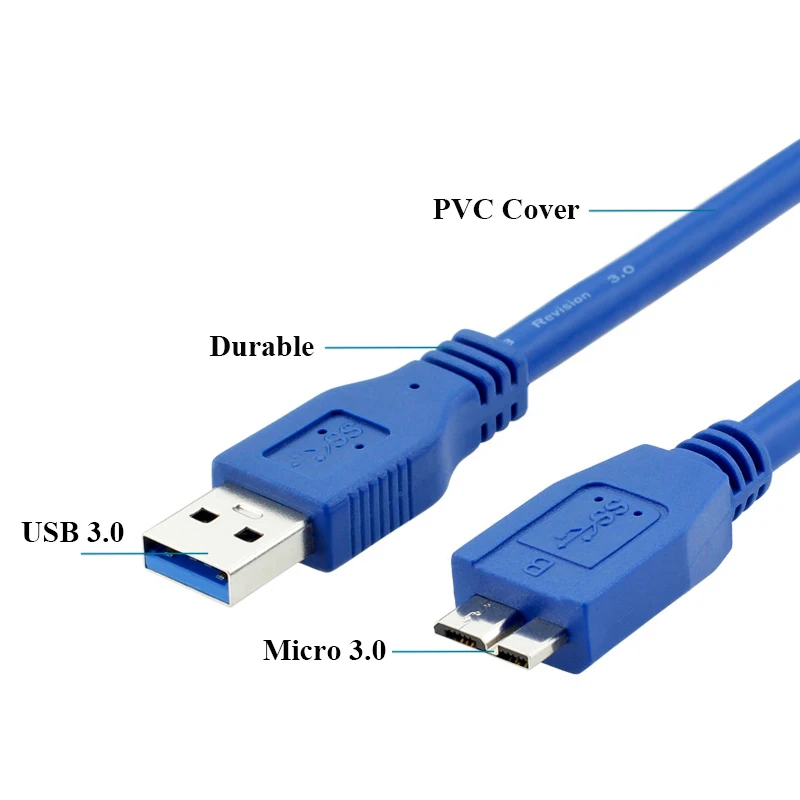 Usb 3 0 Тип Micro Кабель Usb3.0 кабель быстрой синхронизации данных Шнур для внешнего