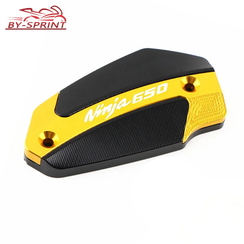 

For KAWASAKI Ninja650 NINJA 650 2016 2017 2018 Motorcycle CNC Aluminum Front & Rear Fluid Reservoir Brake Cap Cylinder Cover