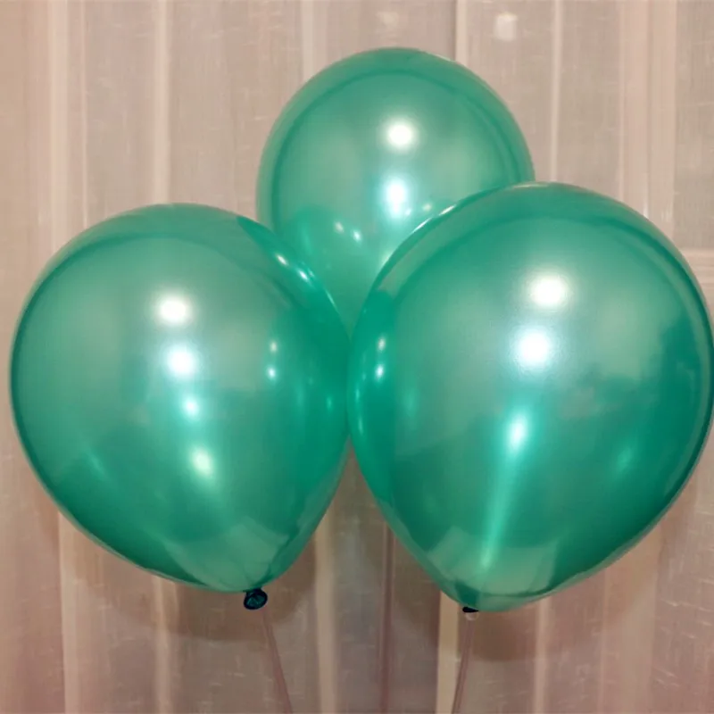 

Green Ballon 100pcs10 Inch Pearl Latex Balloons Birthday Decoration Party Helium Gas Globos Baby Shower Kid Toy