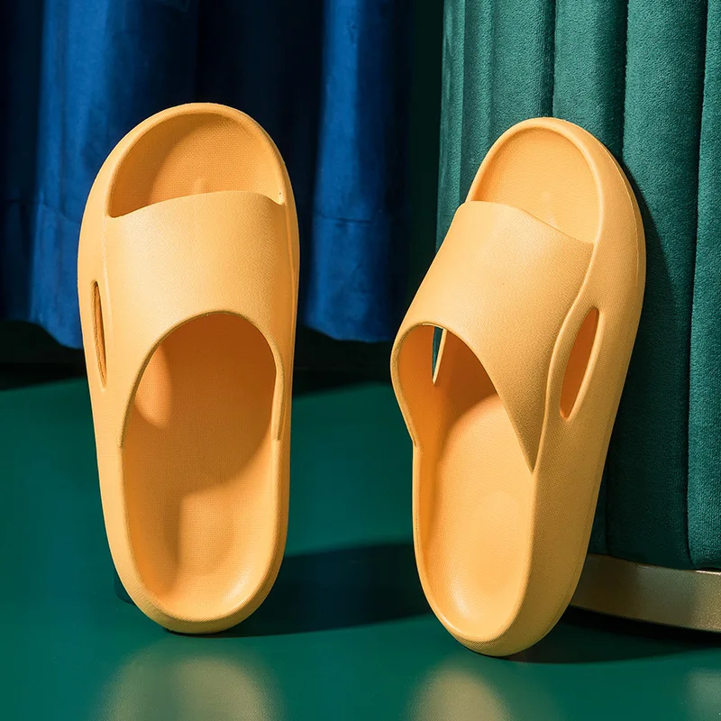 

Женские новые тапочки, летние тапочки, мягкая подошва, утолщенные комнатные и уличные тапочки, Банные Тапочки, Нескользящие