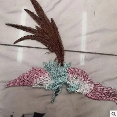 Новое многоцветное Сетчатое трикотажное платье Чонсам с вышивкой птиц ханьфу