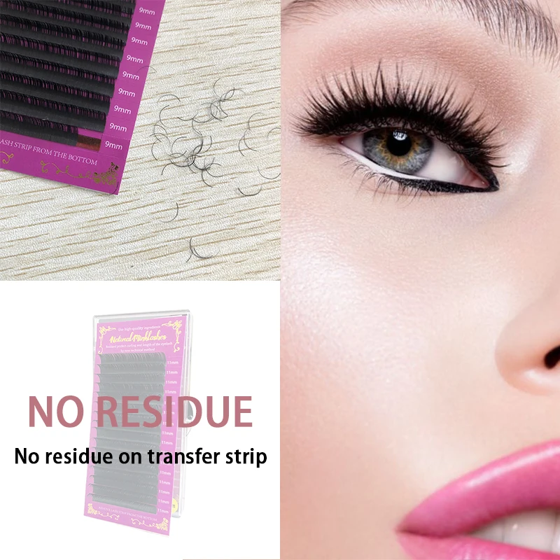 MIKIWI 16Rows Flse mink individual eyelash extension maquiagem cilios for professionals soft | Красота и здоровье