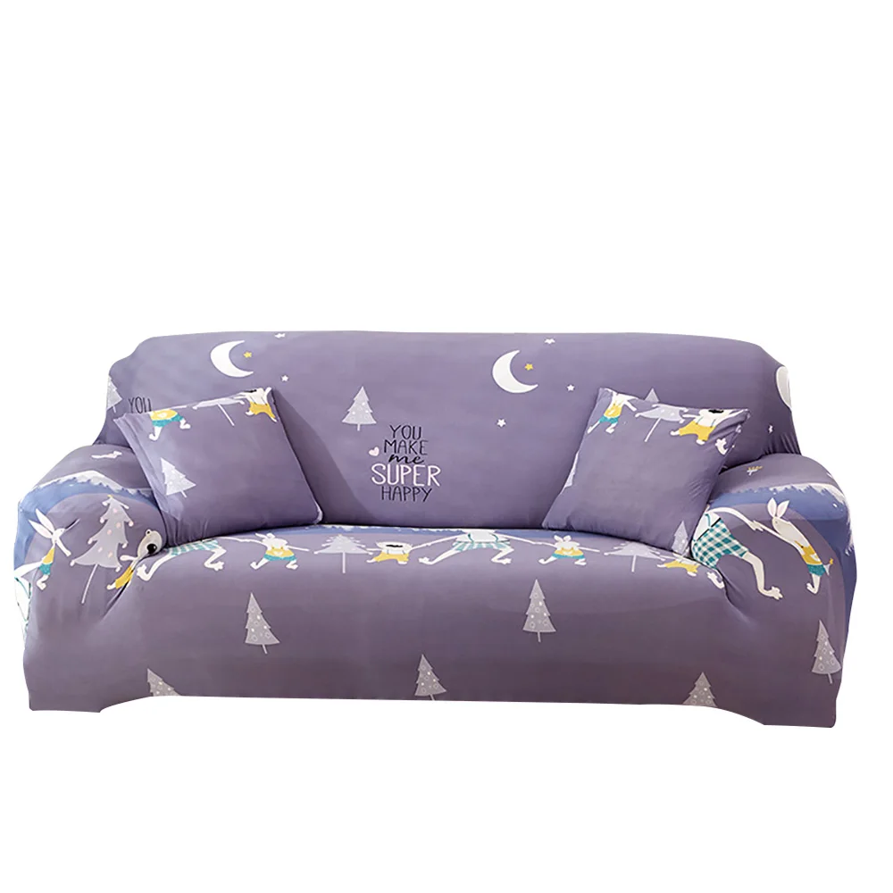 

Lychee Modern Simple Elastic Sofa Cover Stretch Couch Cover Universal Sectional Slipcover for Living Room 1/2/3/4 Seater