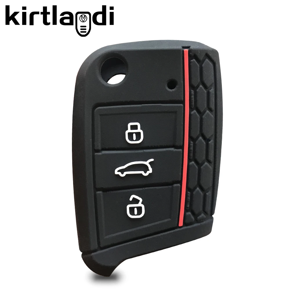 Чехол-брелок для Skoda Octavia Kodiaq Karoq Fabia VW Tiguan Polo Golf 7 T-Roc T-cross 2021 чехол SEAT Ateca Leon Toledo |