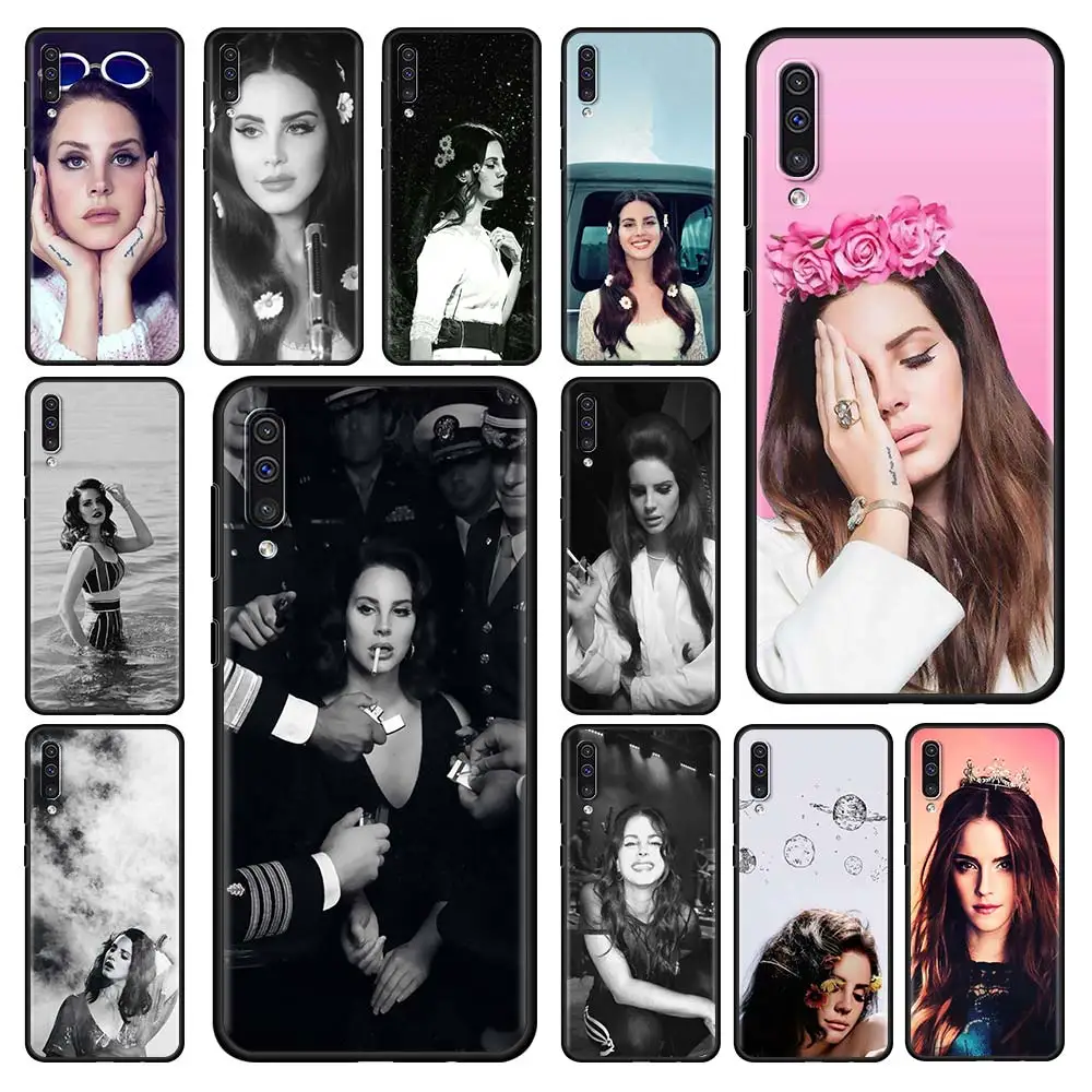 

Lana Del Rey Case for Samsung A90 5G A50 A30 A10 A10e A10s A40 A20e A20s A30s A50s A60 A70 A70s A80 A20 Black Soft Couqe