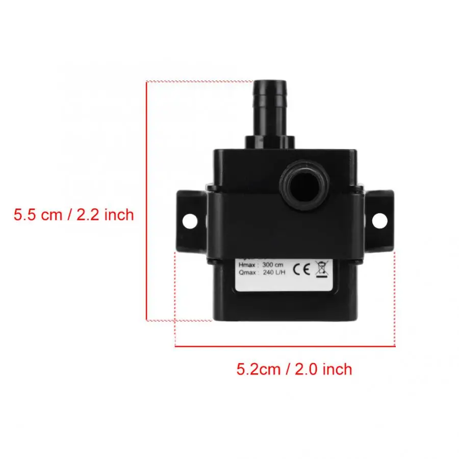 Бесщеточный погружной водяной насос бесщеточный двигатель DC 12 в для садового