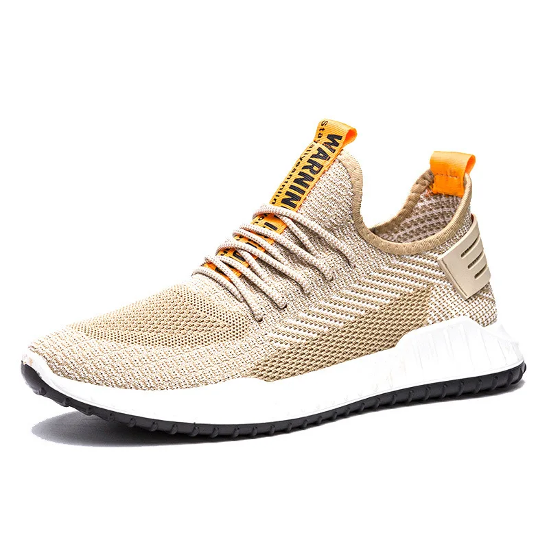

2021 summer new men's breathable lightweight casual coconut shoes fashion sports shoes flying sneakers