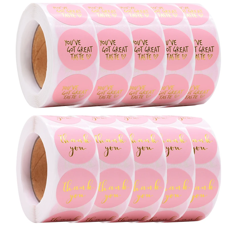 500 шт./рулон цветочные этикетки 1 дюйм|Украшения своими руками для вечеринки| |