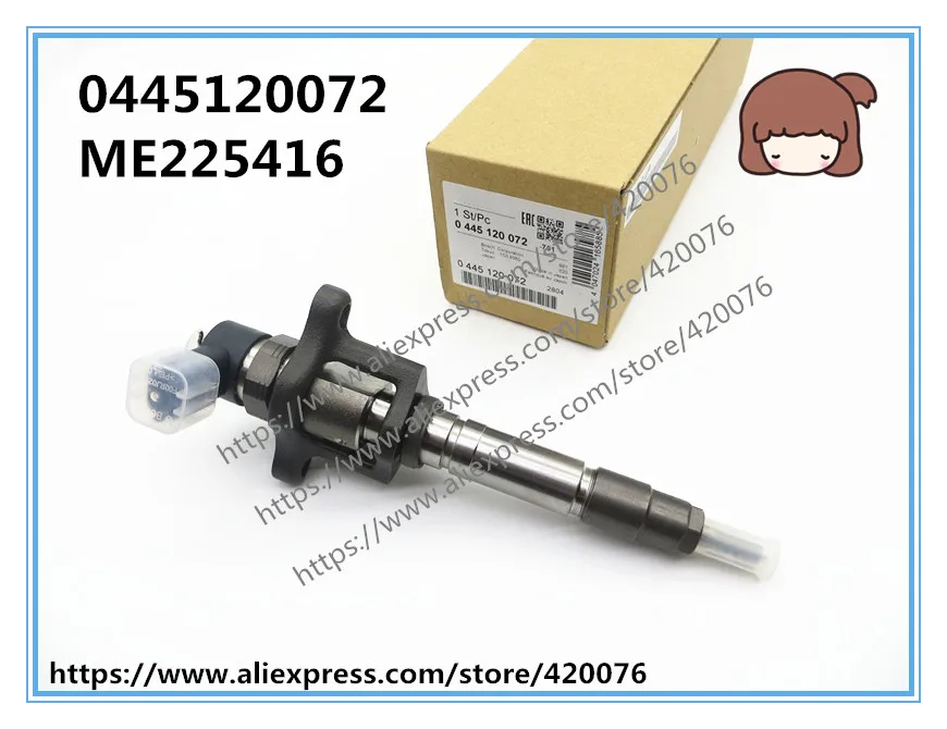 Оригинальный и совершенно новый инжектор дизельного топлива 0445120072 ME225416 для