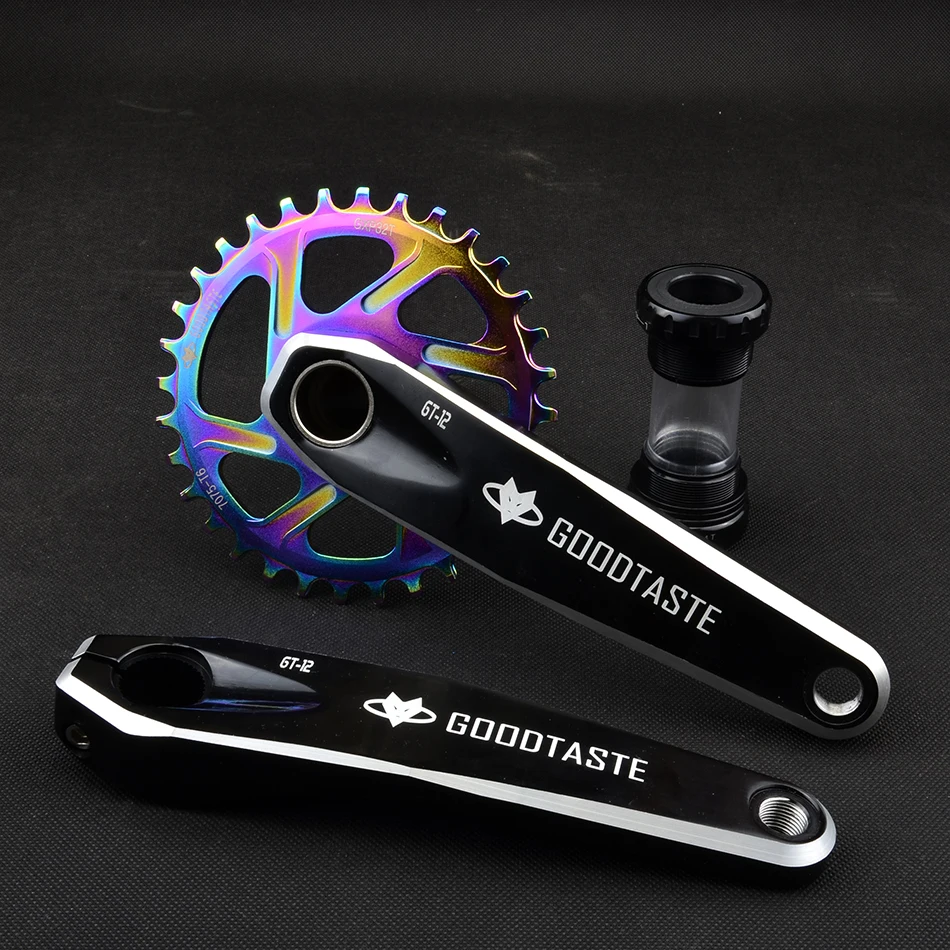 free deliv Fahrrad Kettenblatt rainbow 32 34 36 38t Engen Breite Fahrrad Kettenblatt Fur GXP XX1 XO CNC AL7075 KurbelFahrrad