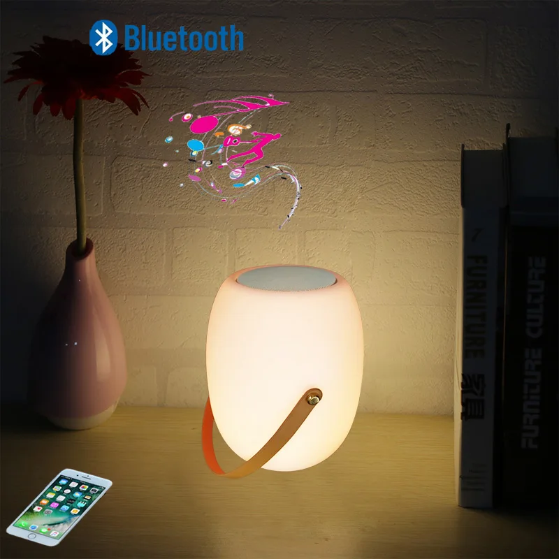 LED portable lantern portable bluetooth speaker light outdoor waterproof bluetooth audio light camping decoration atmosphere lig