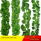 Гирлянда , искусственная , зеленая , 1 шт ., 2 м , для домашнего свадебного декора, оптовая продажа, подвесная, искусственные цветы