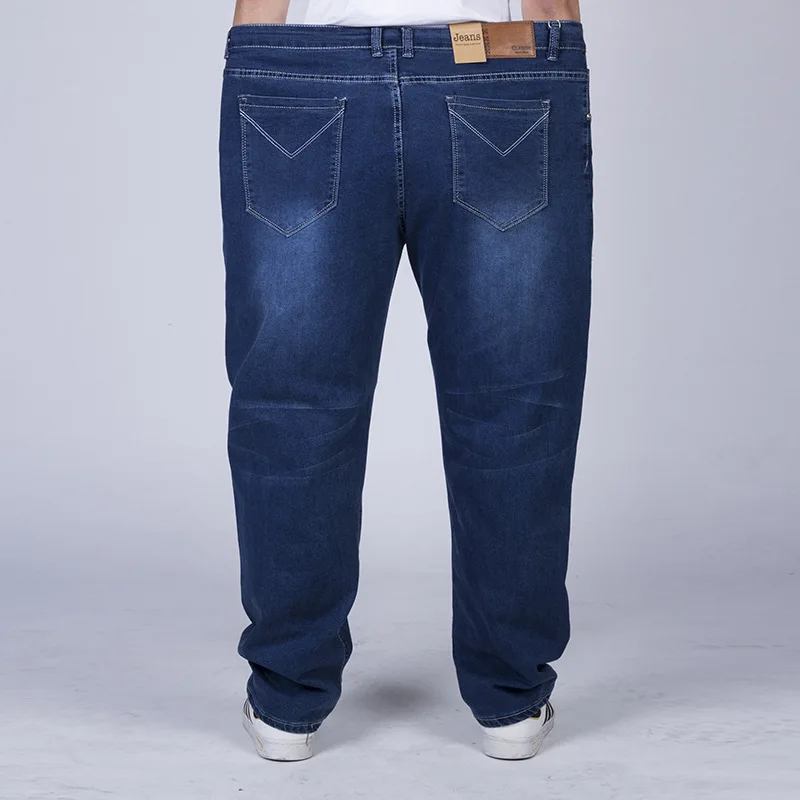 Очень большие супер широкие мужские деловые Свободные повседневные Черные синие