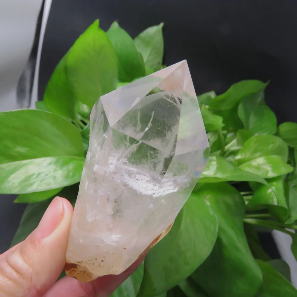 Фантастика! 160 г натуральный прозрачный белый фантомный кварцевый точечный