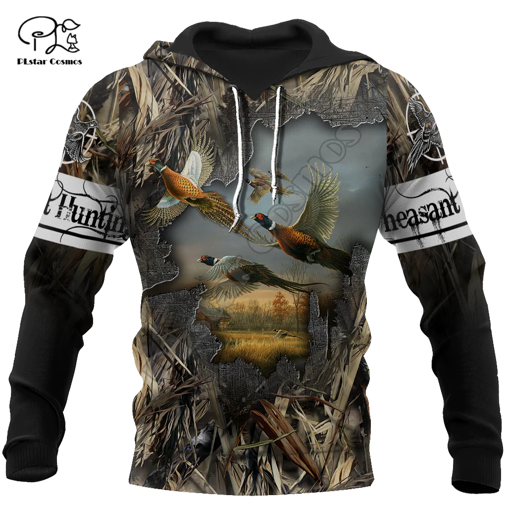 

PLstar Cosmos Camo Animal Hunter Dog Pheasant Duck Hunting Tattoo 3DPrint Men/Women Streetwear Harajuku Jacket Funny Hoodies A-7