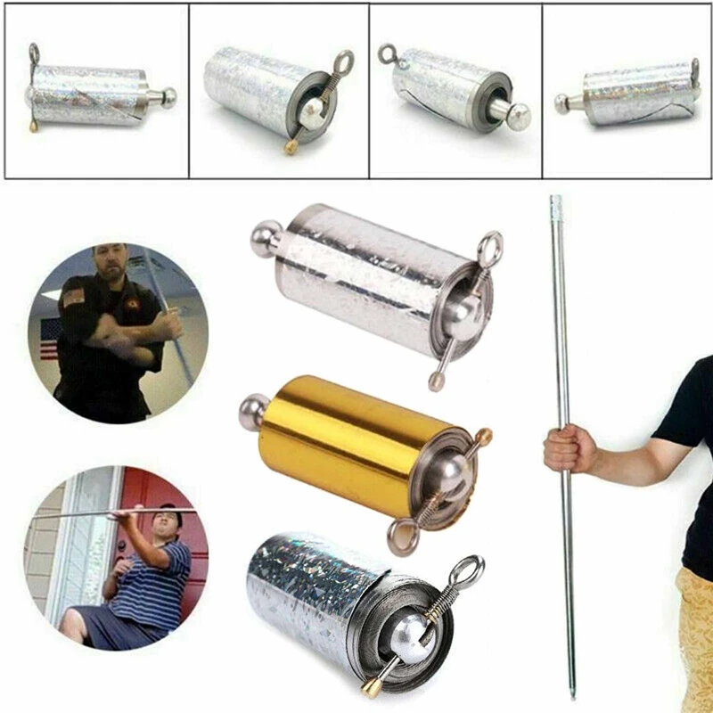 Телескопическая палка для самообороны карманная из нержавеющей стали 1 шт. |