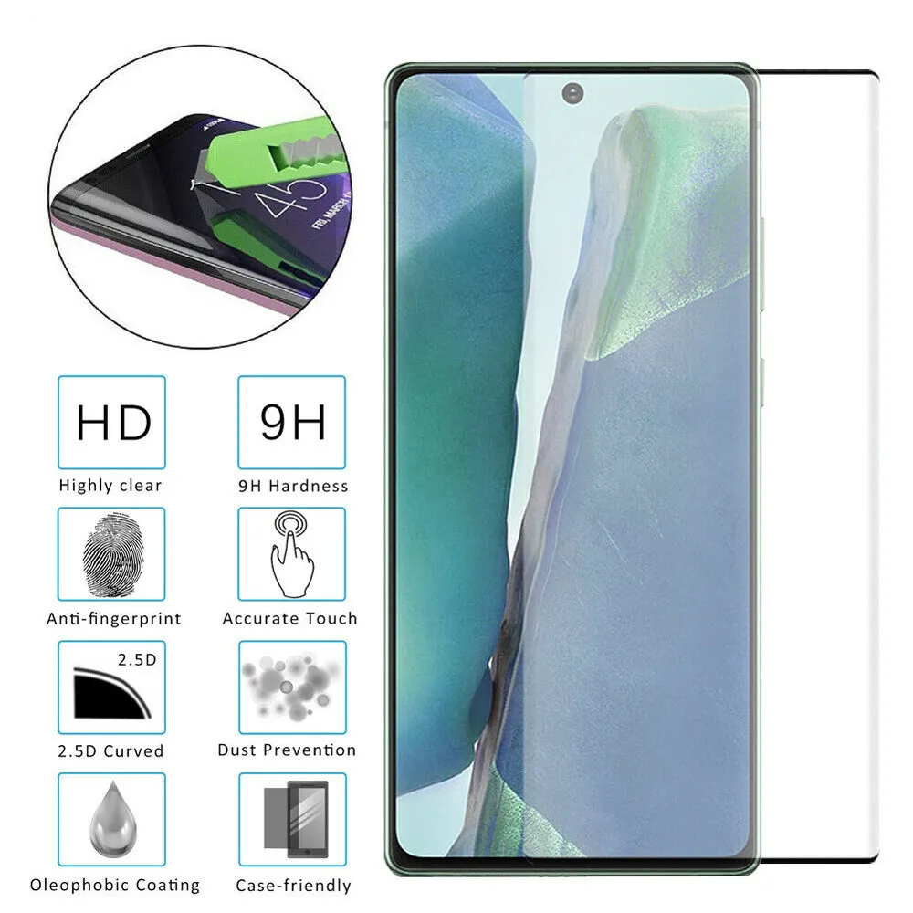 Защитное стекло 9H закаленное для Samsung Galaxy Note 20 6 7 дюйма 3D пленка из закаленного