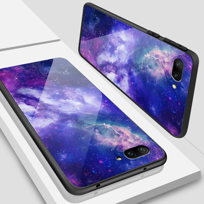 W117 Роскошный чехол для Huawei Honor 6X 7A 7C 7X 8A 8X9 облегченное закаленное стекло чехол Y6 Y9 Y7 премьер-профессионал Magic2 дизайн полоса задняя крышка - Цвет: W117